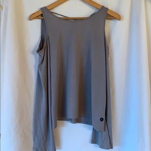 Hollister Bell Sleeve Crisscross Back blouse